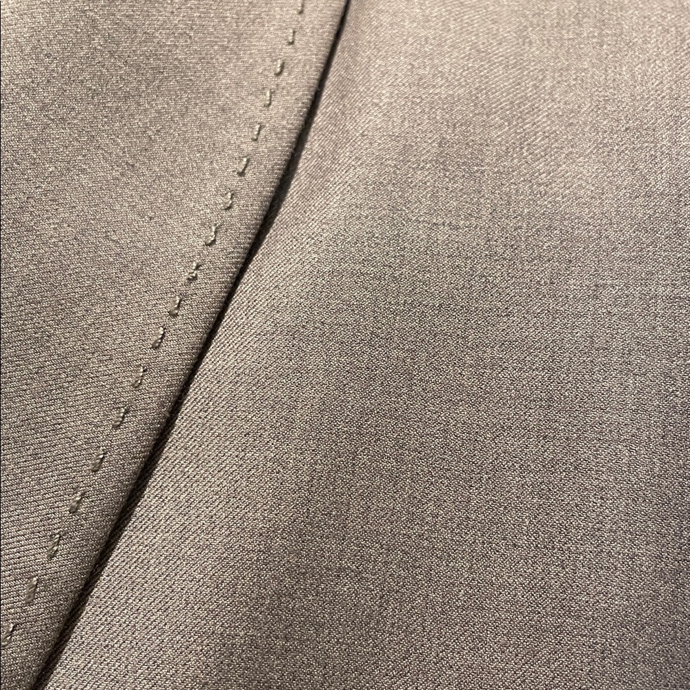 Kasper Jacket Blazer Women Size 6P Taupe Tailored Detailed Stitching - Picture 3 of 15